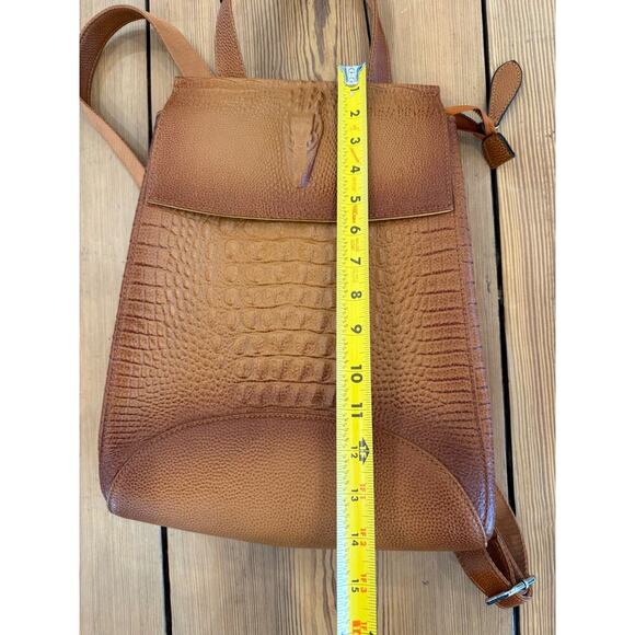 COOLCY Women Real Leather Backpack Shoulder Bag Sorrel Brown - Picture 11 of 12